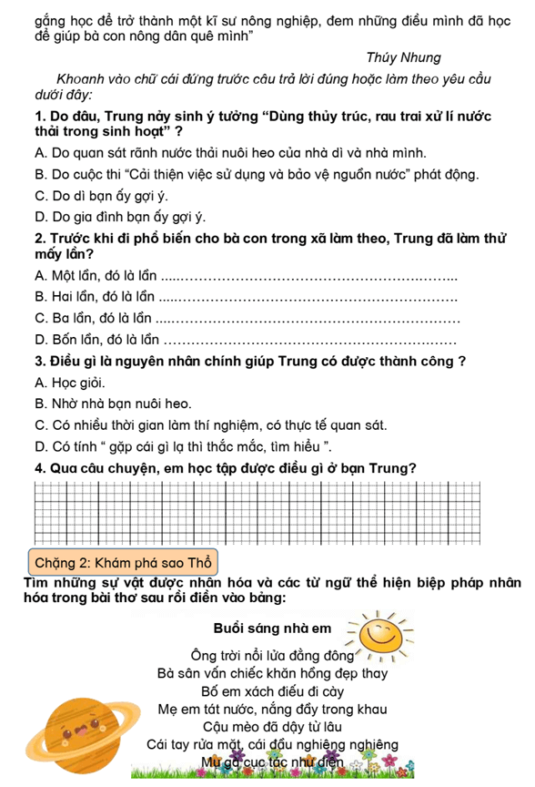 Bài tập cuối tuần Tiếng Việt lớp 4 Tuần 10 Kết nối tri thức (có đáp án) | Đề kiểm tra cuối tuần Tiếng Việt lớp 4