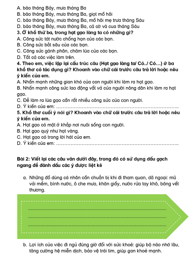 Bài tập cuối tuần Tiếng Việt lớp 4 Tuần 23 Cánh diều (có đáp án) | Đề kiểm tra cuối tuần Tiếng Việt lớp 4