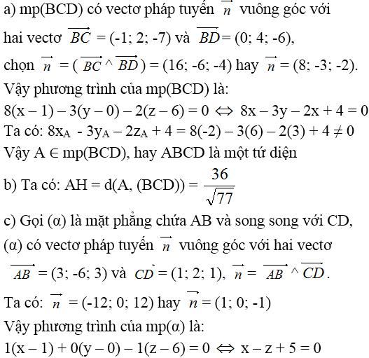 Giải bài 3 trang 92 sgk Hình học 12 | Để học tốt Toán 12