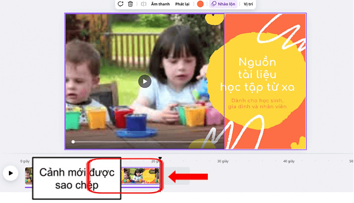 Bộ công cụ chỉnh sửa video trên Canva