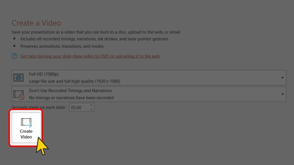 Các cách xuất file Powerpoint sang video nhanh chóng