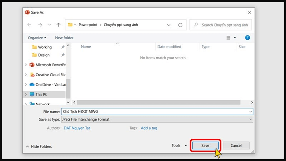 Các cách xuất file Powerpoint thành hình ảnh chất lượng, miễn phí