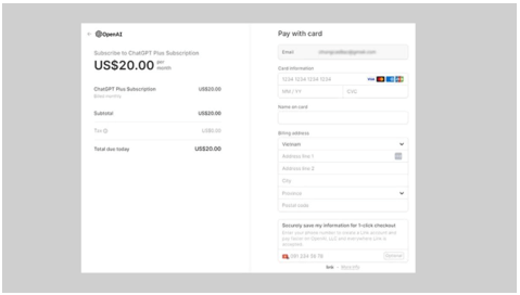 Cách đăng ký tài khoản ChatGPT và nâng cấp tài khoản