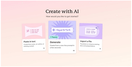 Cách tạo slide thuyết trình, bài giảng bằng Gamma AI