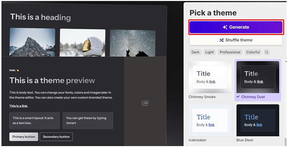 Cách tạo slide thuyết trình, bài giảng bằng Gamma AI