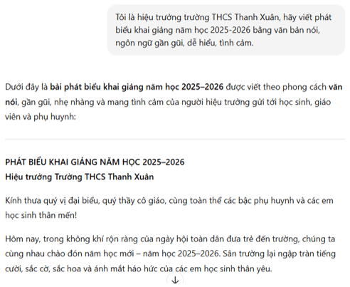 Công thức chung cho câu lệnh để tối ưu dành cho giáo viên