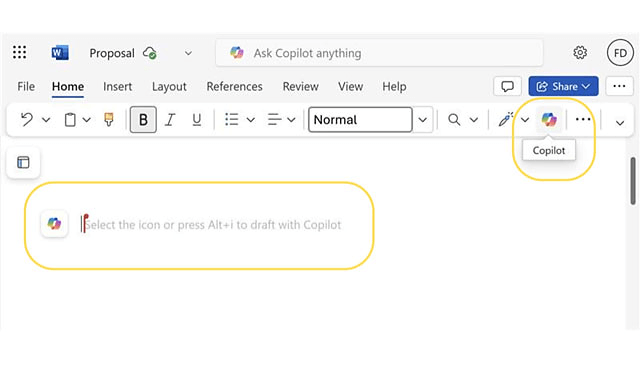 Hướng dẫn sử dụng Copilot trong Word