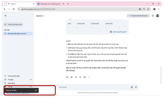 Hướng dẫn sử dụng gemini trong giảng dạy