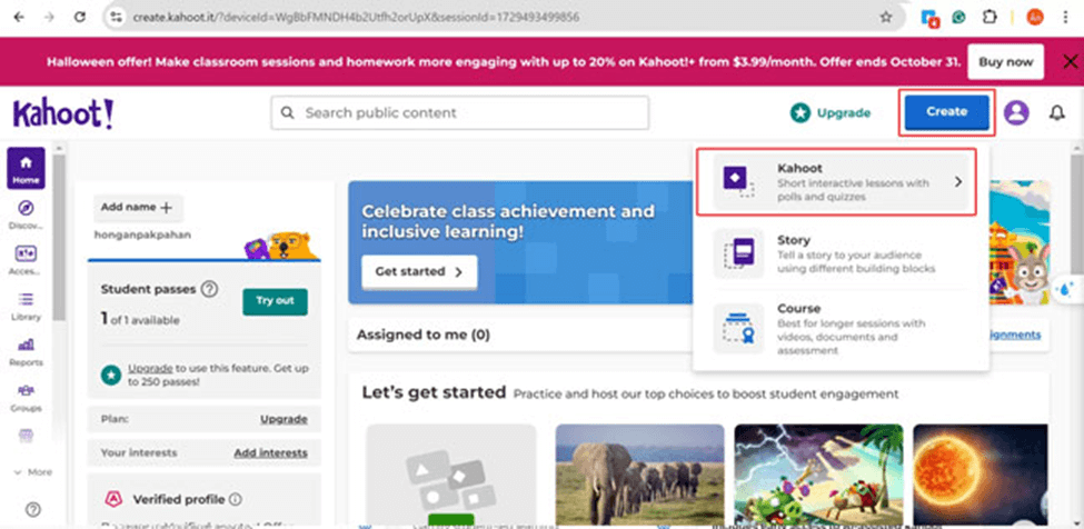 Hướng dẫn sử dụng Kahoot! tạo trò chơi trong giảng dạy