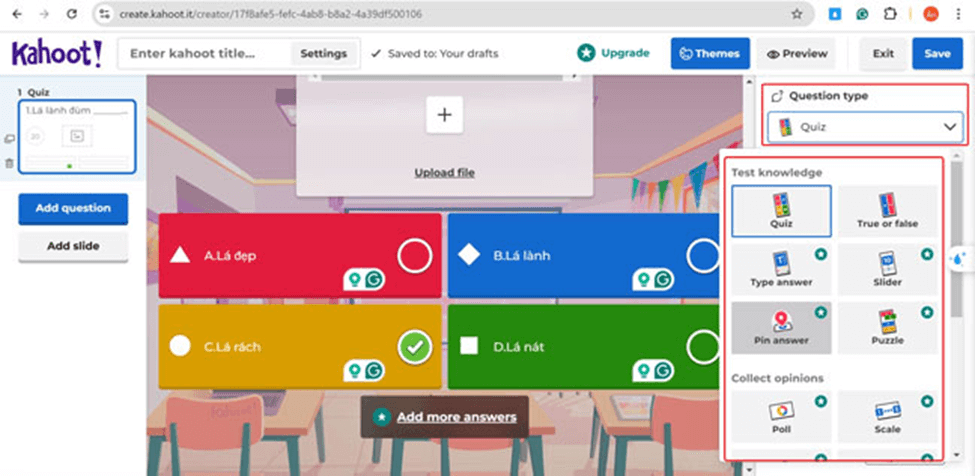 Hướng dẫn sử dụng Kahoot! tạo trò chơi trong giảng dạy