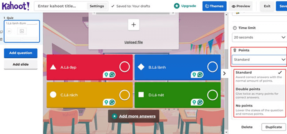 Hướng dẫn sử dụng Kahoot! tạo trò chơi trong giảng dạy