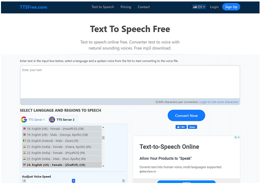 Hướng dẫn sử dụng TTS Free tạo văn bản thanh giọng nói