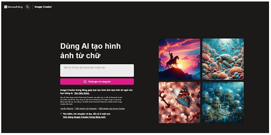 Hướng dẫn sử dụng ứng dụng Bing AI trong việc tạo hình ảnh