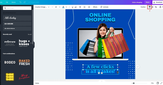 Hướng dẫn tạo hiệu ứng chạy chữ trên video bằng Canva
