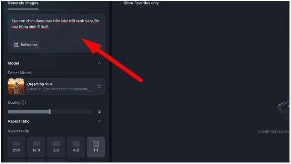 Hướng dẫn tạo hình ảnh qua ứng dụng Dreamina