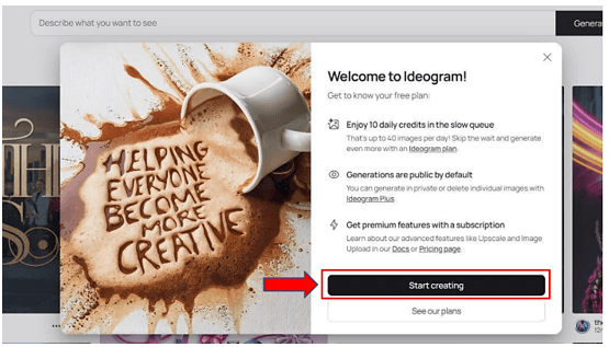 Hướng dẫn tạo hình ảnh qua ứng dụng Indeogram