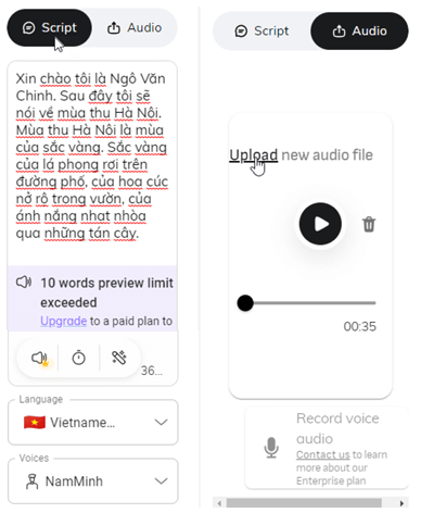Hướng dẫn tạo nhân vật, MC từ ảnh chụp bằng AI trên DI-D