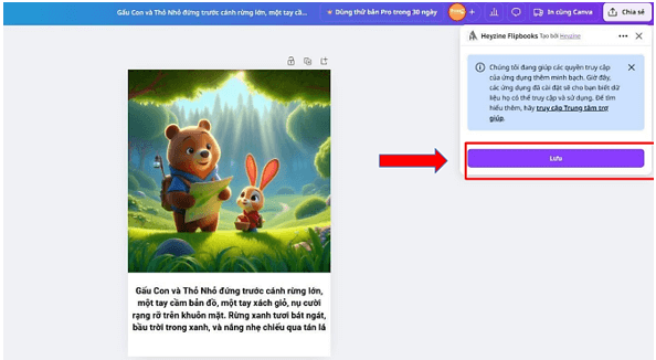 Hướng dẫn tạo truyện tranh trên Canva và Heyzine Flipbooks