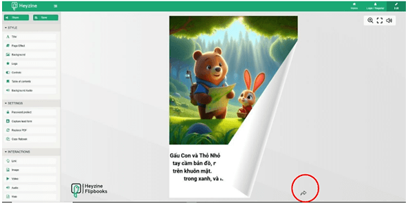 Hướng dẫn tạo truyện tranh trên Canva và Heyzine Flipbooks