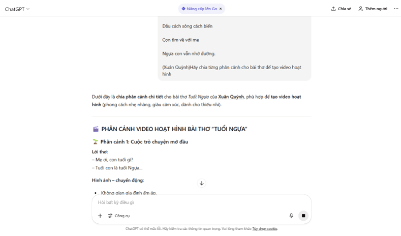 Hướng dẫn tạo video bài thơ bằng AI miễn phí