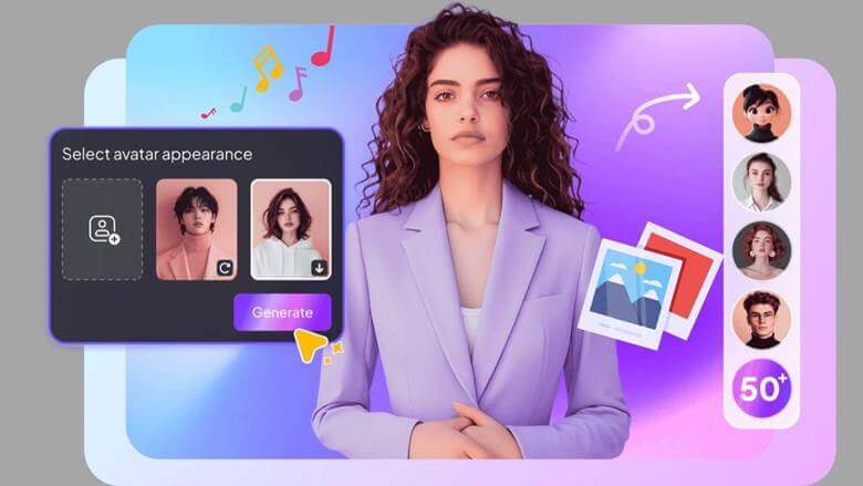 Hướng dẫn tạo video nhân vật AI giới thiệu cho bài giảng