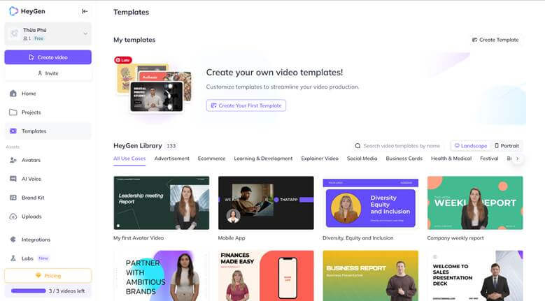 Hướng dẫn tạo video nhân vật AI giới thiệu cho bài giảng