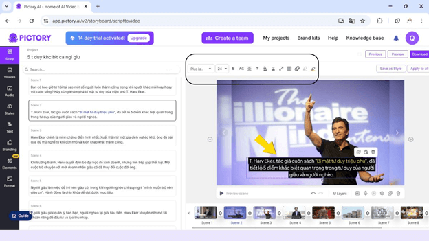 Hướng dẫn tạo video từ văn bản bằng Pictory AI