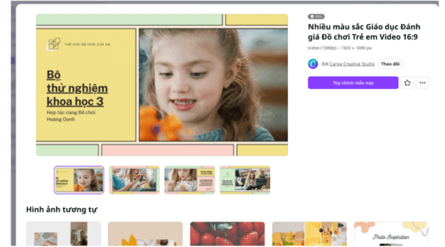 Hướng dẫn tìm kiếm kho video mẫu và định dạng phù hợp trên Canva