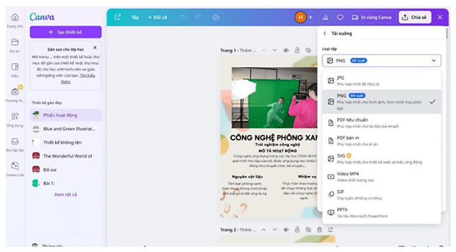 Hướng dẫn tìm kiếm mẫu thiết kế sẵn trên Canva