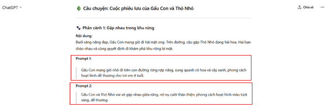 Hướng dẫn viết prompt tạo ảnh cho truyện tranh trên ChatGPT