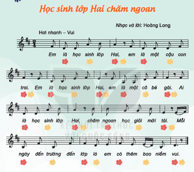 Học sinh lớp Hai chăm ngoan