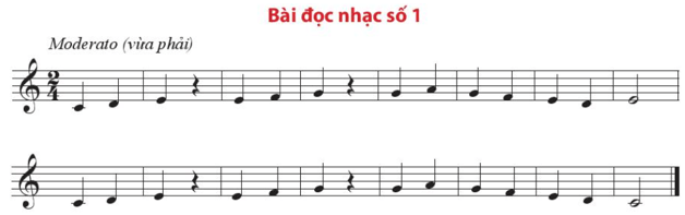 Bài đọc nhạc số 1