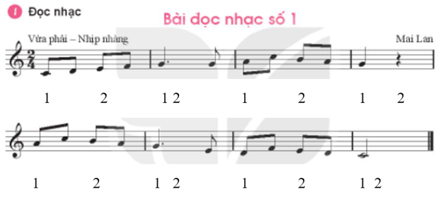 Bài đọc nhạc số 1