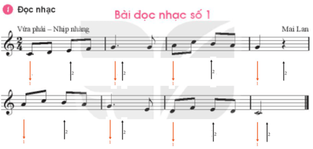 Bài đọc nhạc số 1