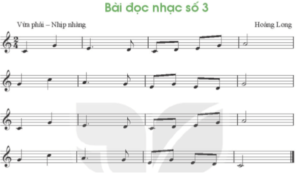 Bài đọc nhạc số 3