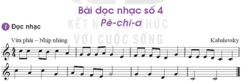 Bài đọc nhạc số 4