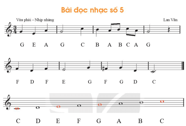 Bài đọc nhạc số 5