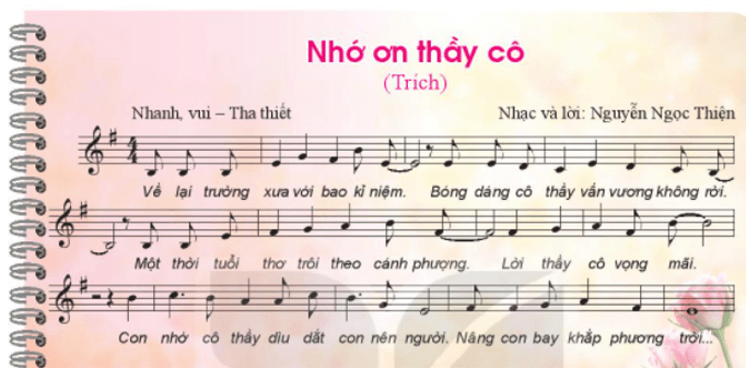 Nghe bài hát Nhớ ơn thầy cô