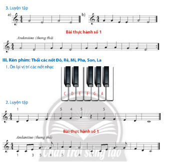 Bài thực hành số 1 trang 8, 9 Âm nhạc lớp 7 Chân trời sáng tạo