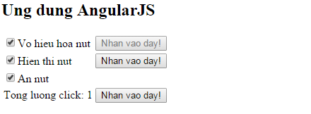 Phần tử HTML DOM trong AngularJS