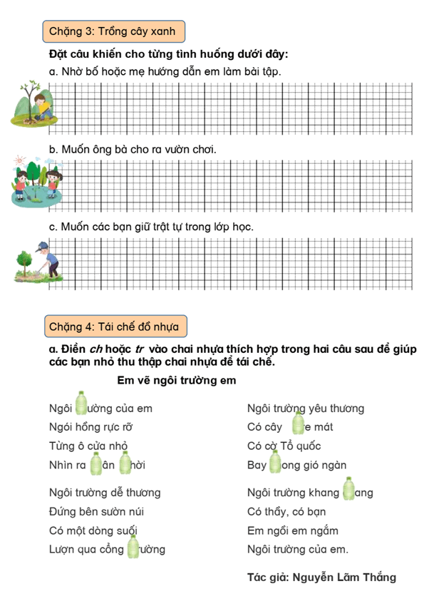 Bài tập cuối tuần Tiếng Việt lớp 3 Tuần 15 Cánh diều (có đáp án) | Đề kiểm tra cuối tuần Tiếng Việt lớp 3