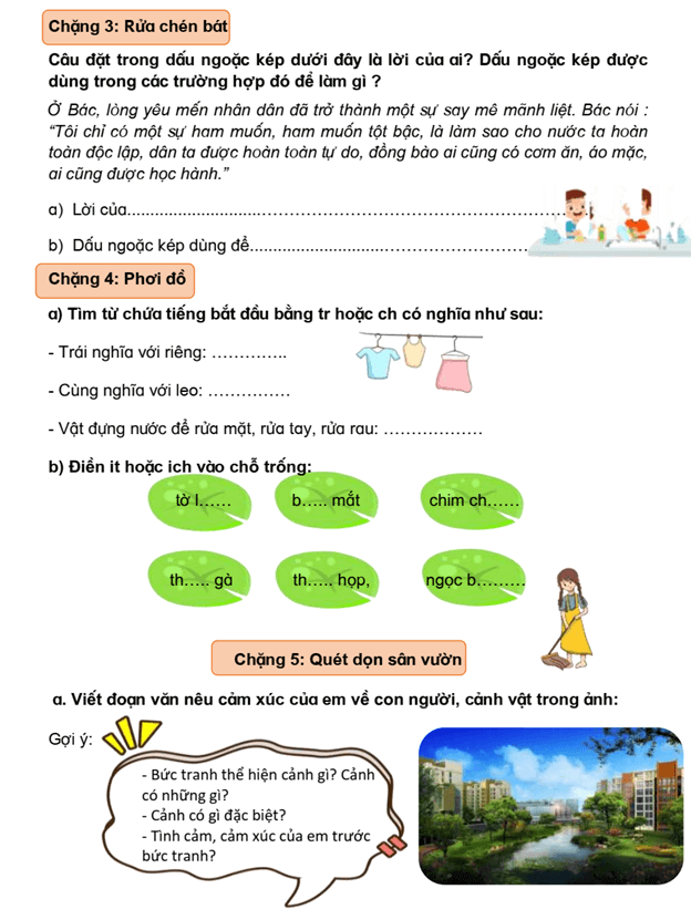 Bài tập cuối tuần Tiếng Việt lớp 3 Tuần 24 Cánh diều (có đáp án) | Đề kiểm tra cuối tuần Tiếng Việt lớp 3