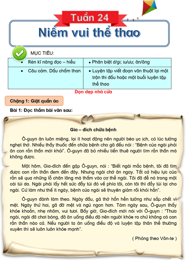 Bài tập cuối tuần Tiếng Việt lớp 3 Tuần 24 Chân trời sáng tạo có đáp án (có đáp án) | Đề kiểm tra cuối tuần Tiếng Việt lớp 3