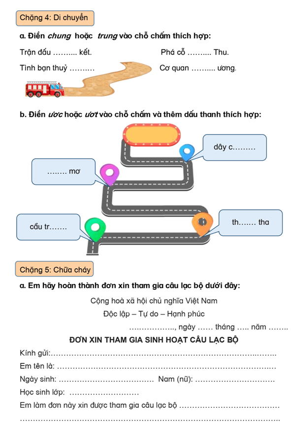 Bài tập cuối tuần Tiếng Việt lớp 3 Tuần 4 Chân trời sáng tạo có đáp án (có đáp án) | Đề kiểm tra cuối tuần Tiếng Việt lớp 3