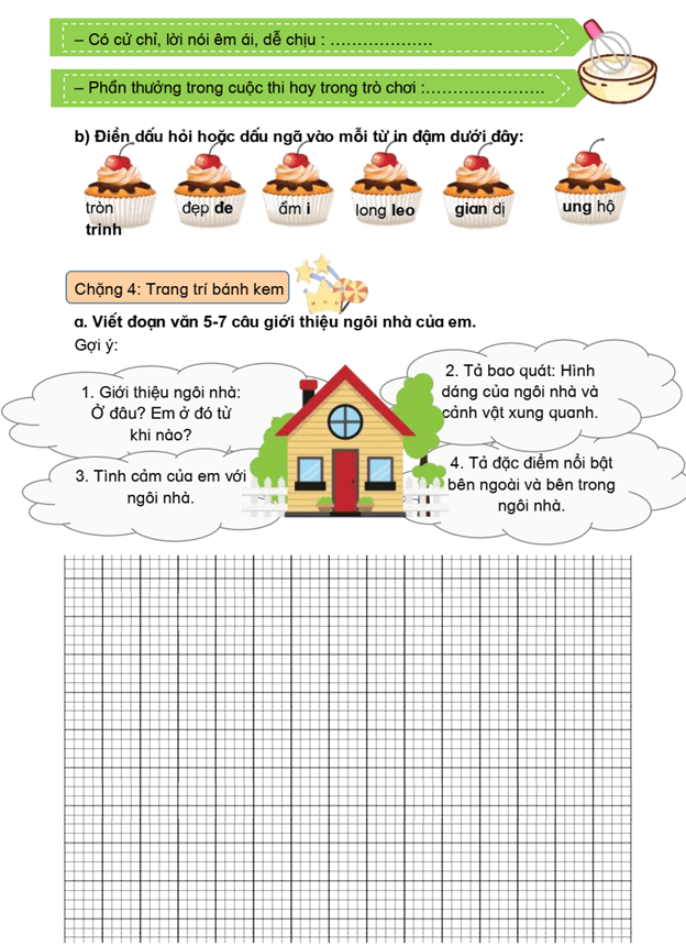 Bài tập cuối tuần Tiếng Việt lớp 3 Tuần 8 Cánh diều (có đáp án) | Đề kiểm tra cuối tuần Tiếng Việt lớp 3