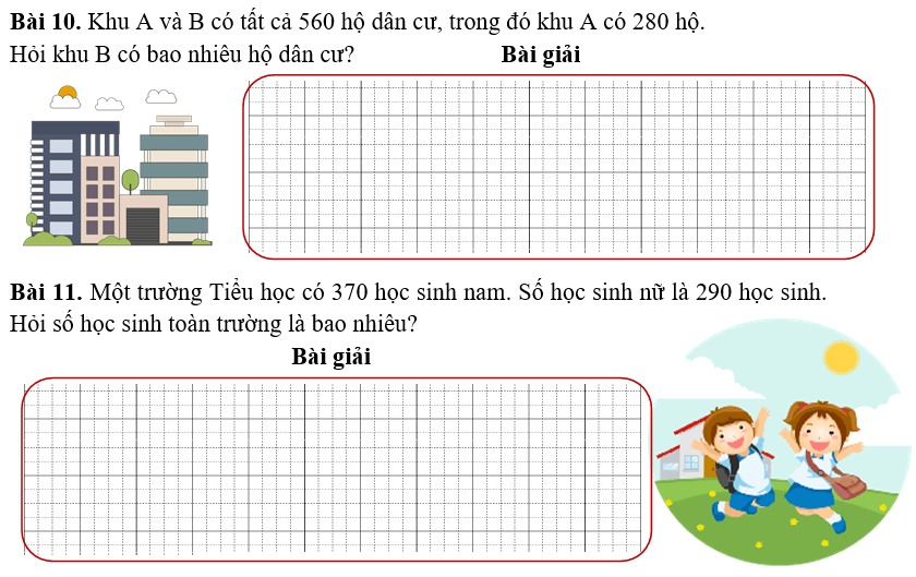 Bài tập cuối tuần Toán lớp 3 Tuần 1 Cánh diều (có đáp án) | Đề kiểm tra cuối tuần Toán lớp 3