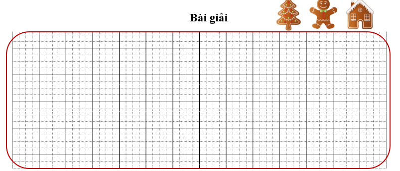 Bài tập cuối tuần Toán lớp 3 Tuần 20 Chân trời sáng tạo (có đáp án) | Đề kiểm tra cuối tuần Toán lớp 3