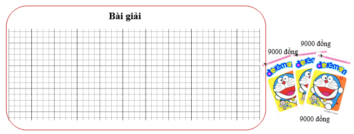 Bài tập cuối tuần Toán lớp 3 Tuần 5 Kết nối tri thức (có đáp án) | Đề kiểm tra cuối tuần Toán lớp 3