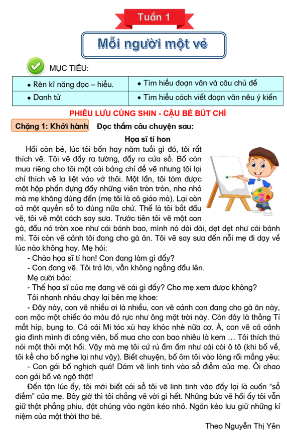 Bài tập cuối tuần Tiếng Việt lớp 4 Tuần 1 Kết nối tri thức (có đáp án) | Đề kiểm tra cuối tuần Tiếng Việt lớp 4