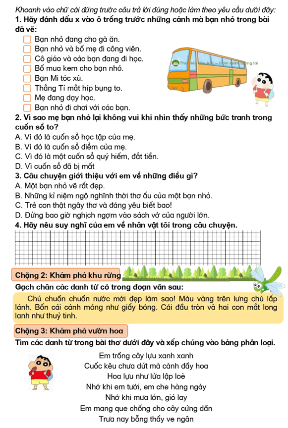 Bài tập cuối tuần Tiếng Việt lớp 4 Tuần 1 Kết nối tri thức (có đáp án) | Đề kiểm tra cuối tuần Tiếng Việt lớp 4